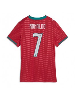 Portugal Cristiano Ronaldo #7 Heimtrikot für Frauen WM 2026 Kurzarm Portugal Cristiano Ronaldo #7 Heimtrikot für Frauen WM 2026 Kurzarm